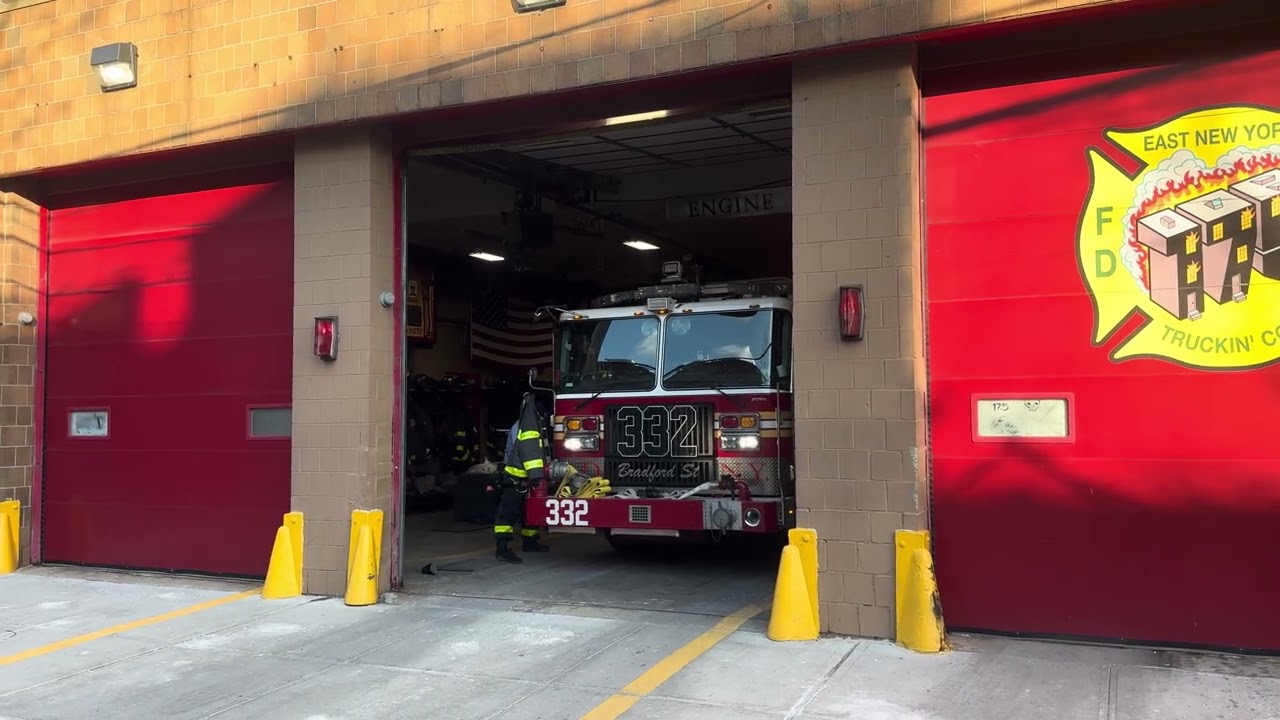 FDNY Engine 332 Responding to a Class 3 Automatic Alarm in a DayCare 