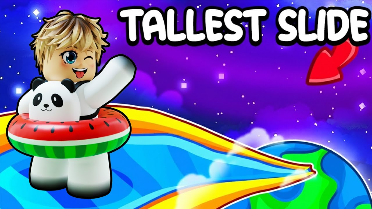 Surviving the TALLEST SLIDES in Roblox!