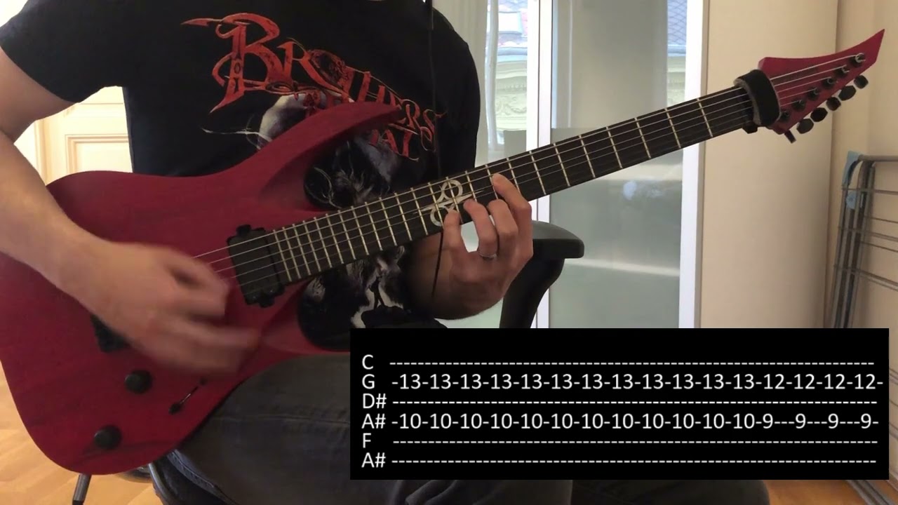 Bad Omens - Just Pretend (Guitar Cover + Tabs)