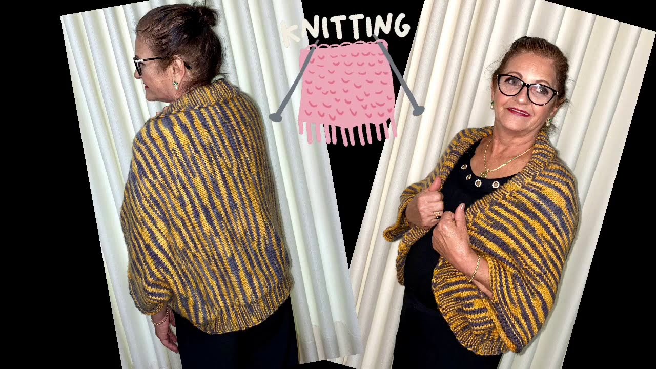 Kimono em tricô
