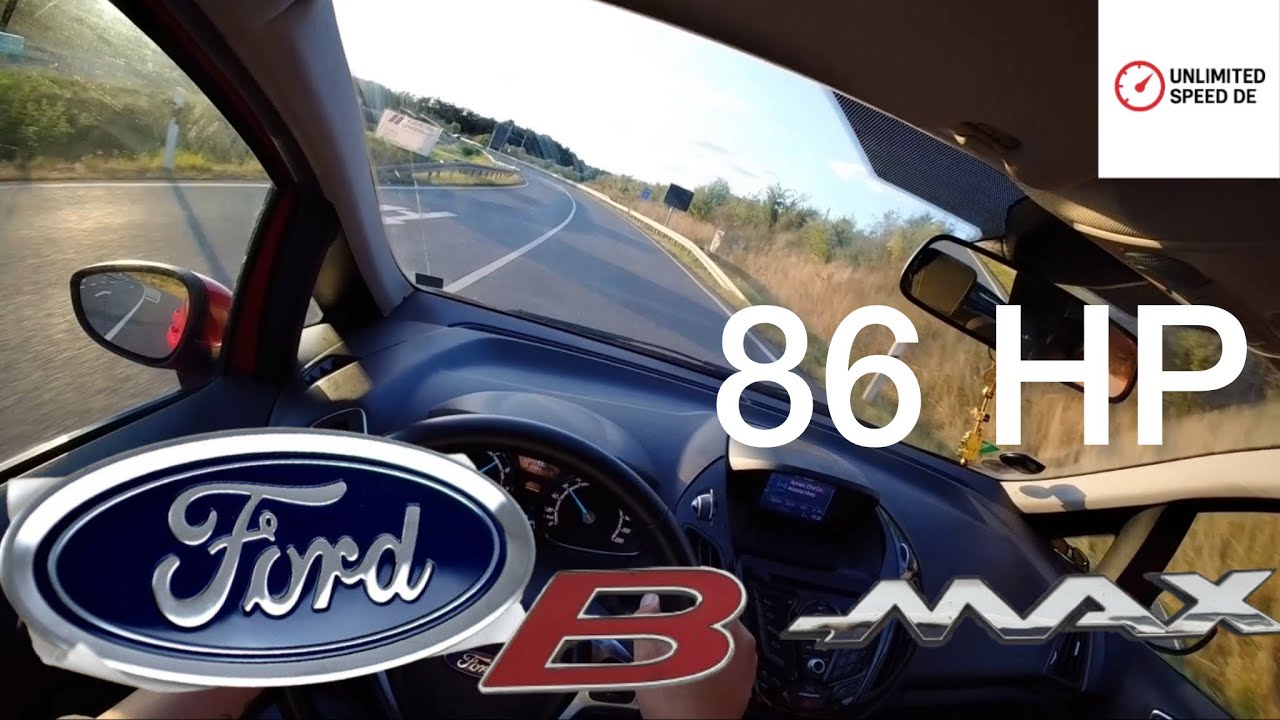 	Ford B-Max 1.6 (105 HP) Autobahn Test Drive | Acceleration & Top Speed#pov #ford #testdrivegermany 
