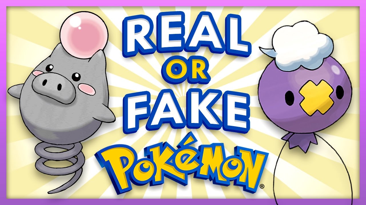 Real or Fake Pokemon Challenge! - Pokedex Entries
