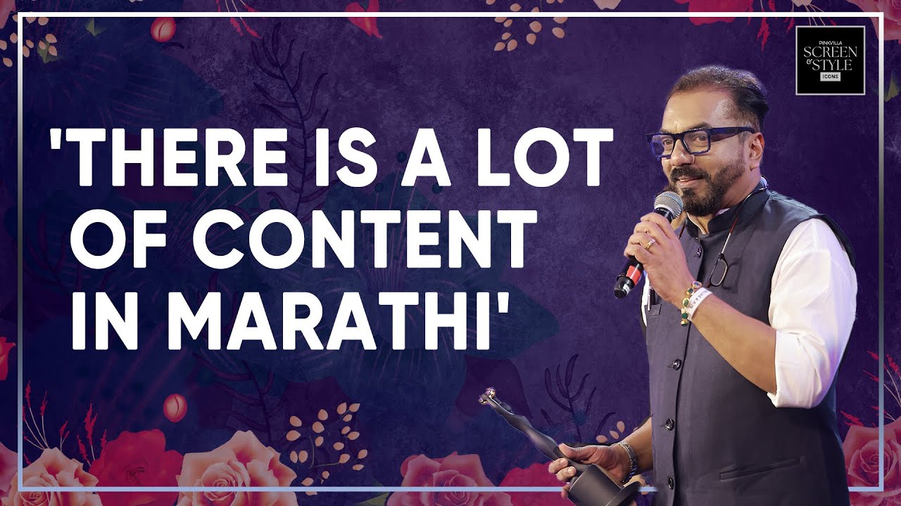 Abhijit Panse receives &lsquo;Best Marathi Director&rsquo; trophy at Pinkvilla Screen and Style Icons Awards