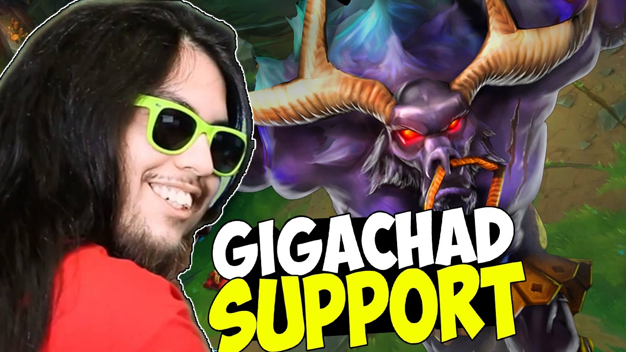 🐃 Imaqtpie - Поддержка Гигачада | Полное прохождение игры за Алистара | 26 сезон ᴴᴰ