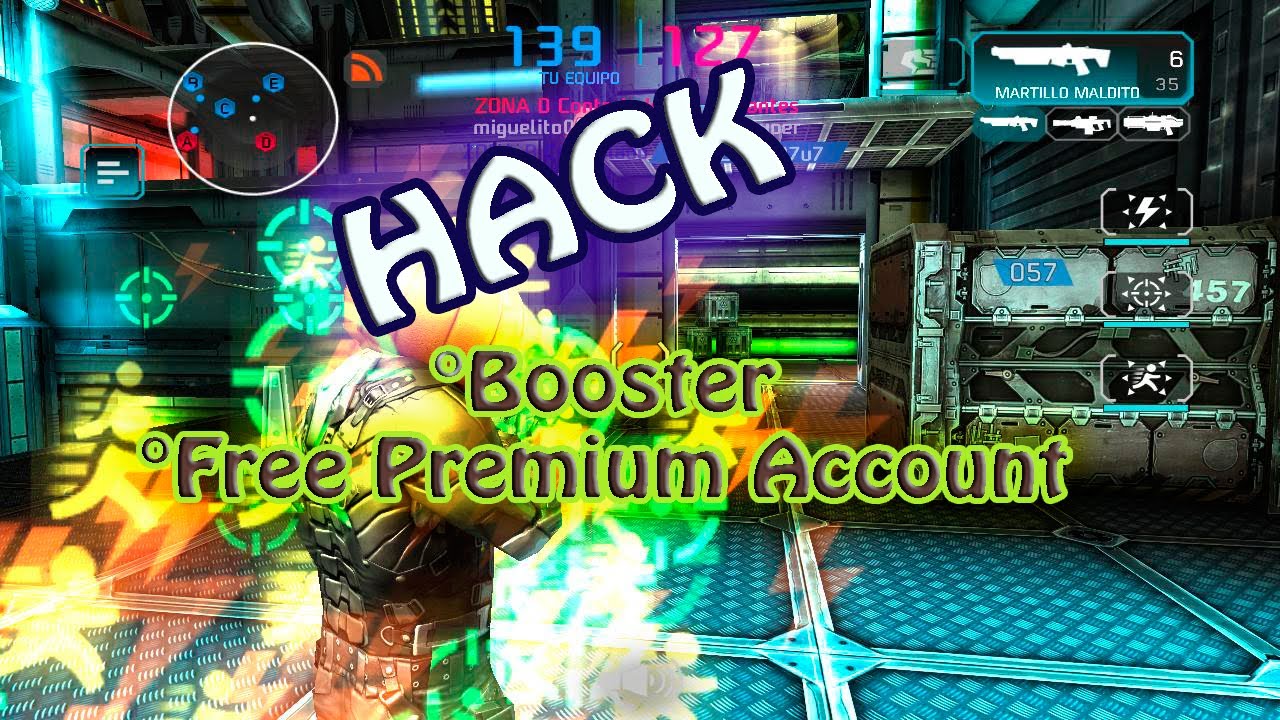 Hack de Booster y Semi Cuenta Premium Shadowgun