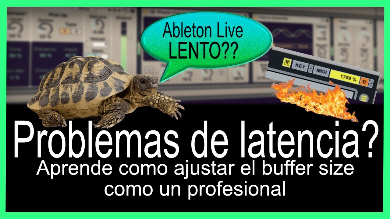 ¿ABLETON LENTO? 🐢 ✅ Aprende a solucionarlo, 🚀CORRIGE LA LATENCIA y Ajusta el BUFFER SIZE.