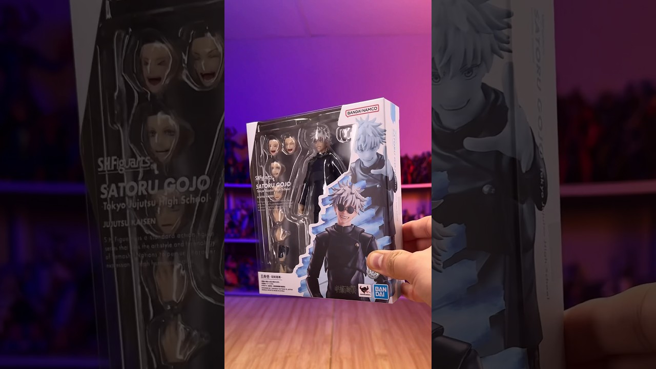 Let&rsquo;s unbox Saturo Gojo s.h. figuarts figure from the anime Jujutsu Kaisen
