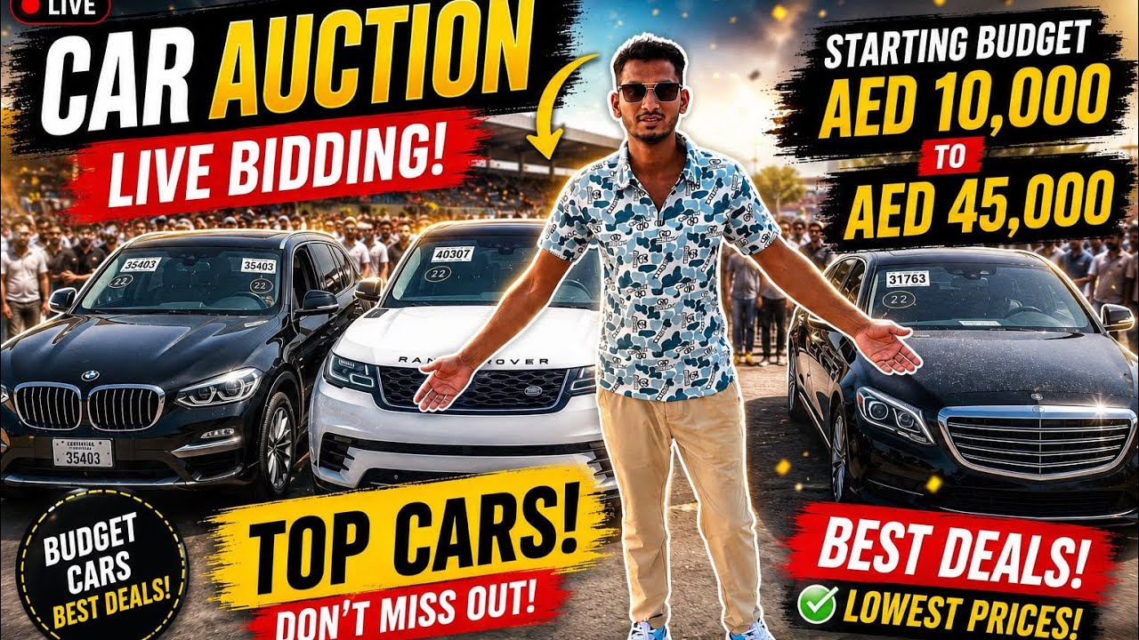 UAE Sharjah Saja Car Auction| Cars Starting From AED 10,000 🇦🇪 