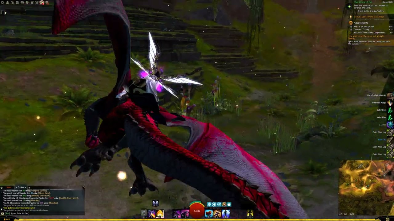 Guild Wars 2 2026 - 2.7K Unbound magic + 144 Winterberries in ~148mins