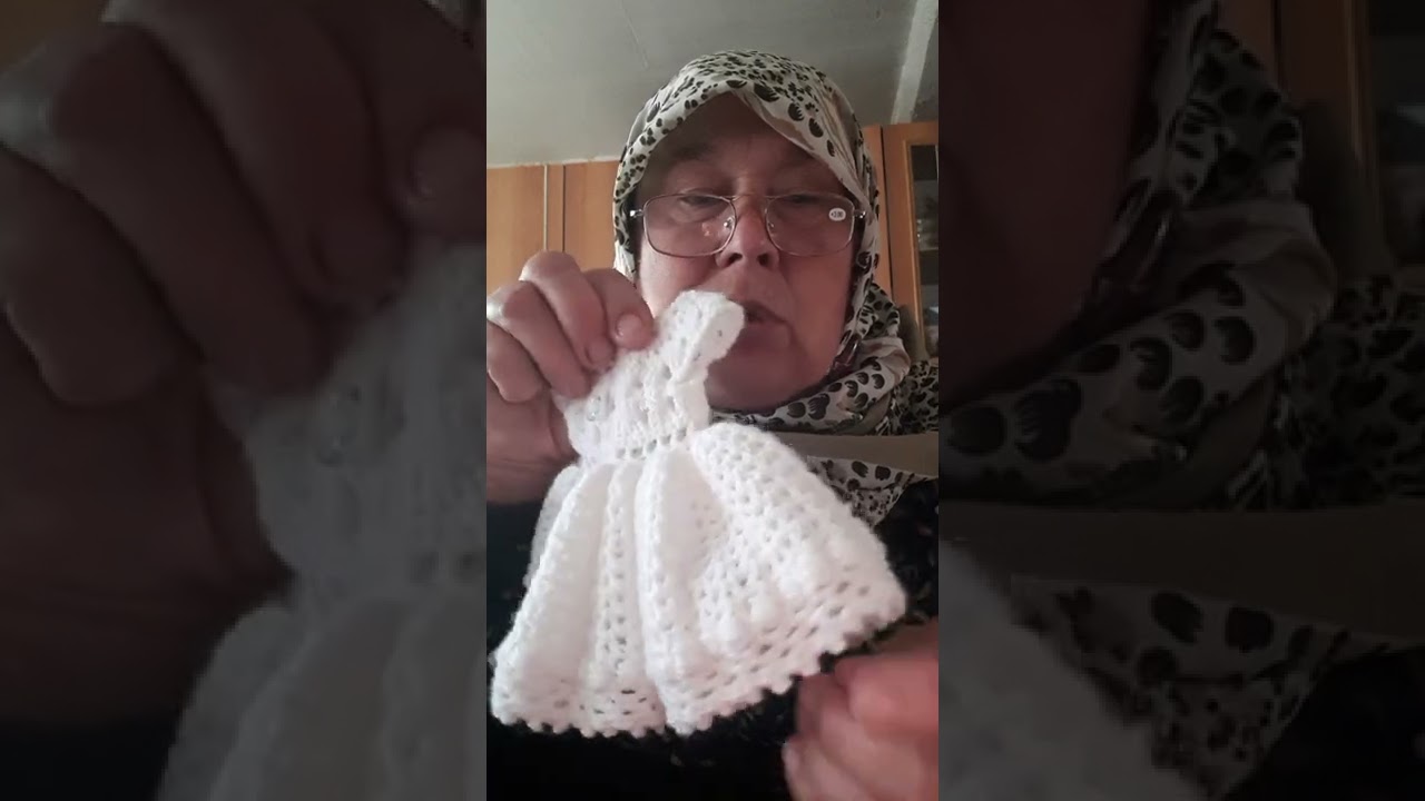 Платье крючком для куклы   Paola-Reina.Экспресс м.к