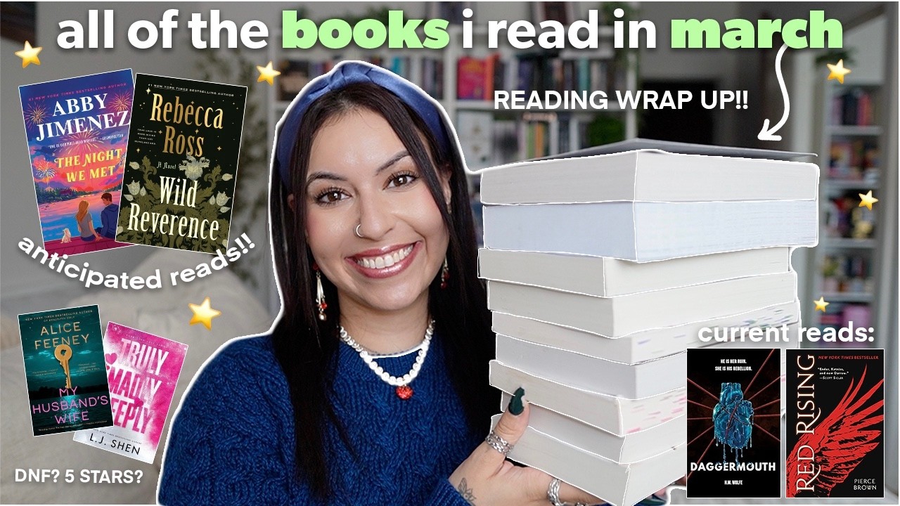 Давайте поговорим о книгах, которые я прочитала в марте 🌱💫📖 | Итоги чтения!