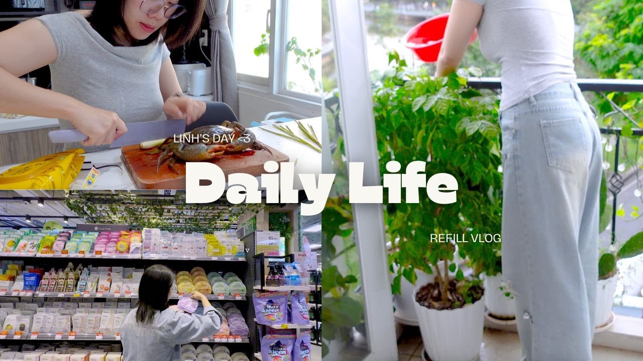 LIVING ALONE DIARIES | Refilling household items, studying Chinese, unseasonal rainy days in Saigon