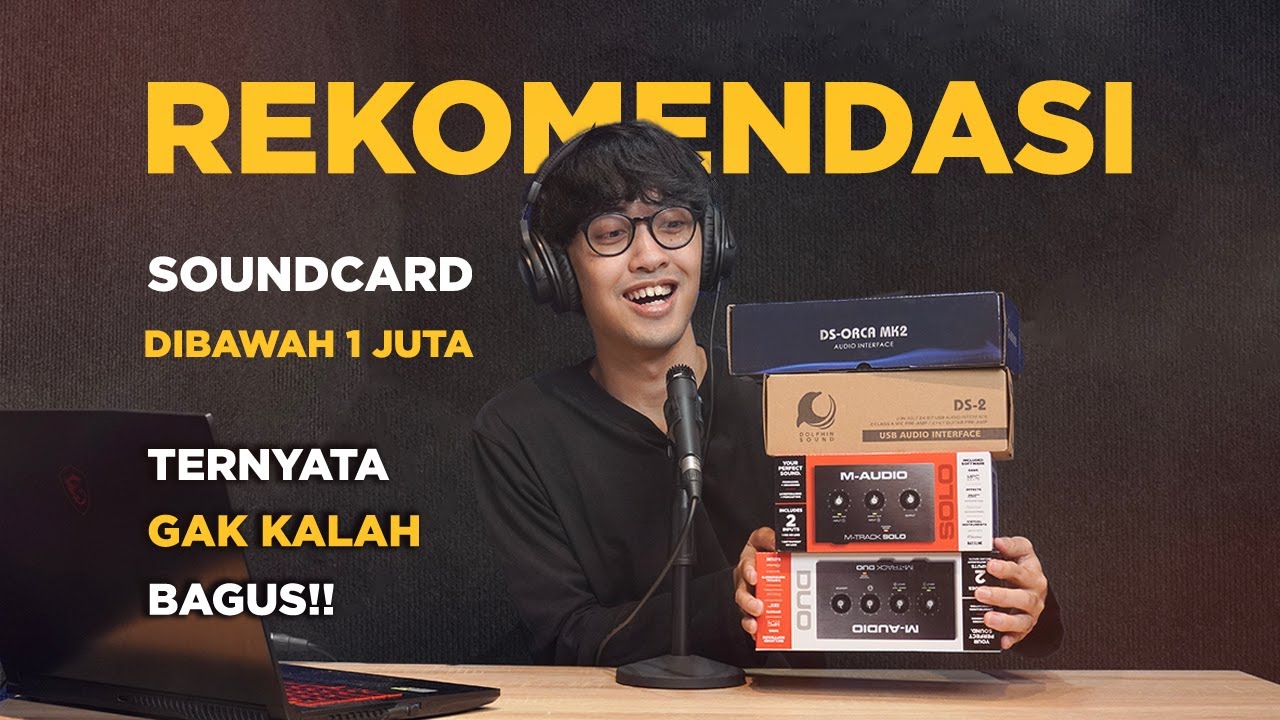 Rekomendasi Soundcard Audio Interface Dibawah 1 Juta