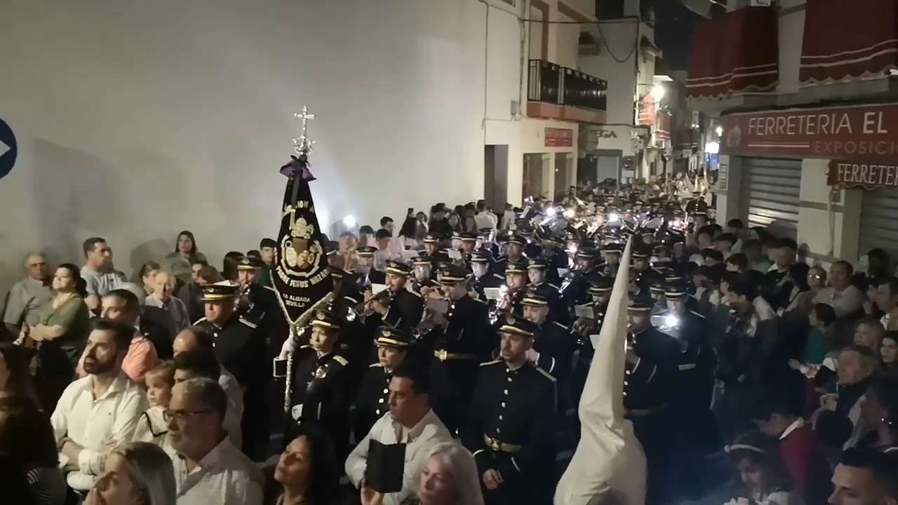 AM. N. P. JESÚS Nazareno de la ALGABA Sevilla. con N. P. JESÚS CAUTIVO. Coria del Río. 3-4-2023.