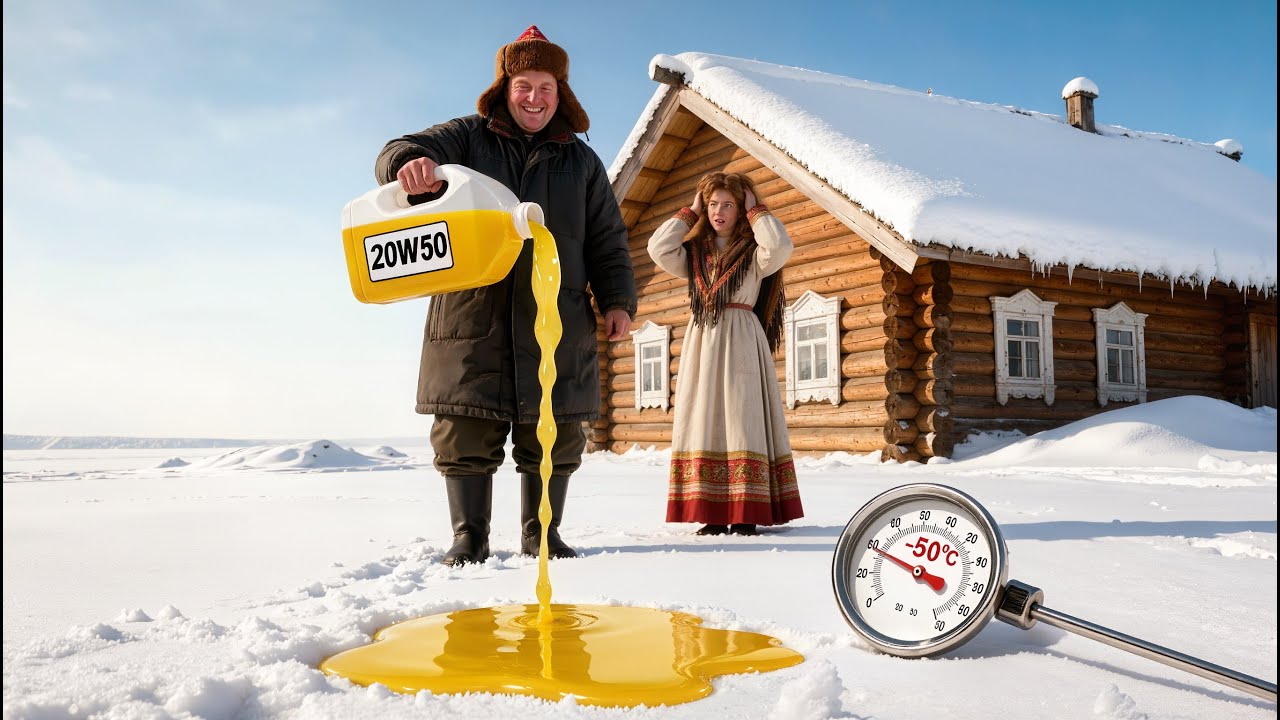 Не верь глазам! Главная ошибка гаражных тестов на морозе ❄️ Заморозка масла в бутылках