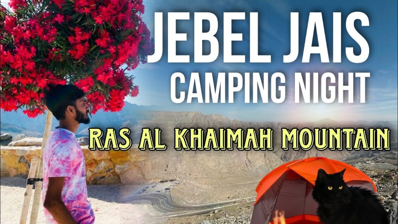 Jebel Jais Overnight Camping Sinhala Vlog  🏕️|  Thrilling Mountain | Adventure United Arab Emirates