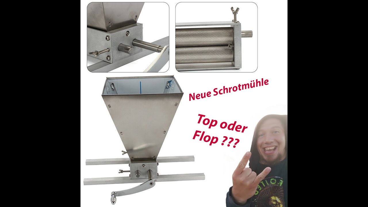 Schneller schroten, besser brauen: Unboxing, Aufbau und Test der Budget-Schrotmühle
