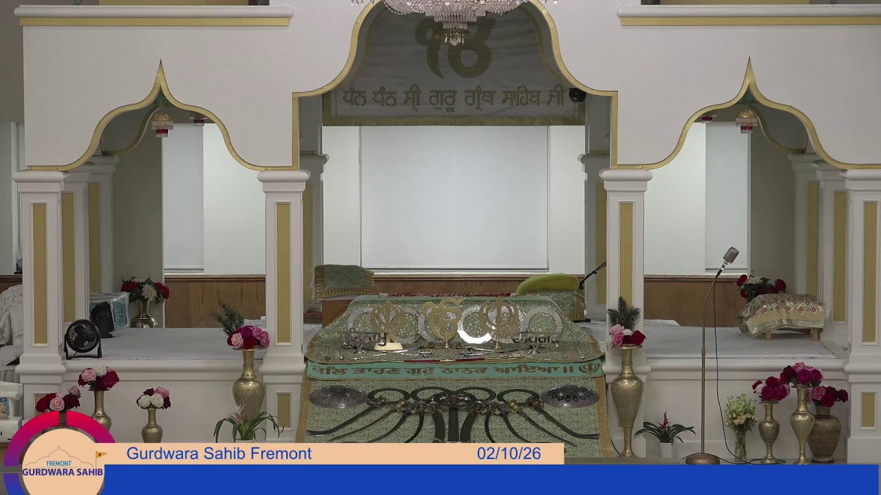 Gurdwara Sahib Fremont Evening Diwan 2026-02-10