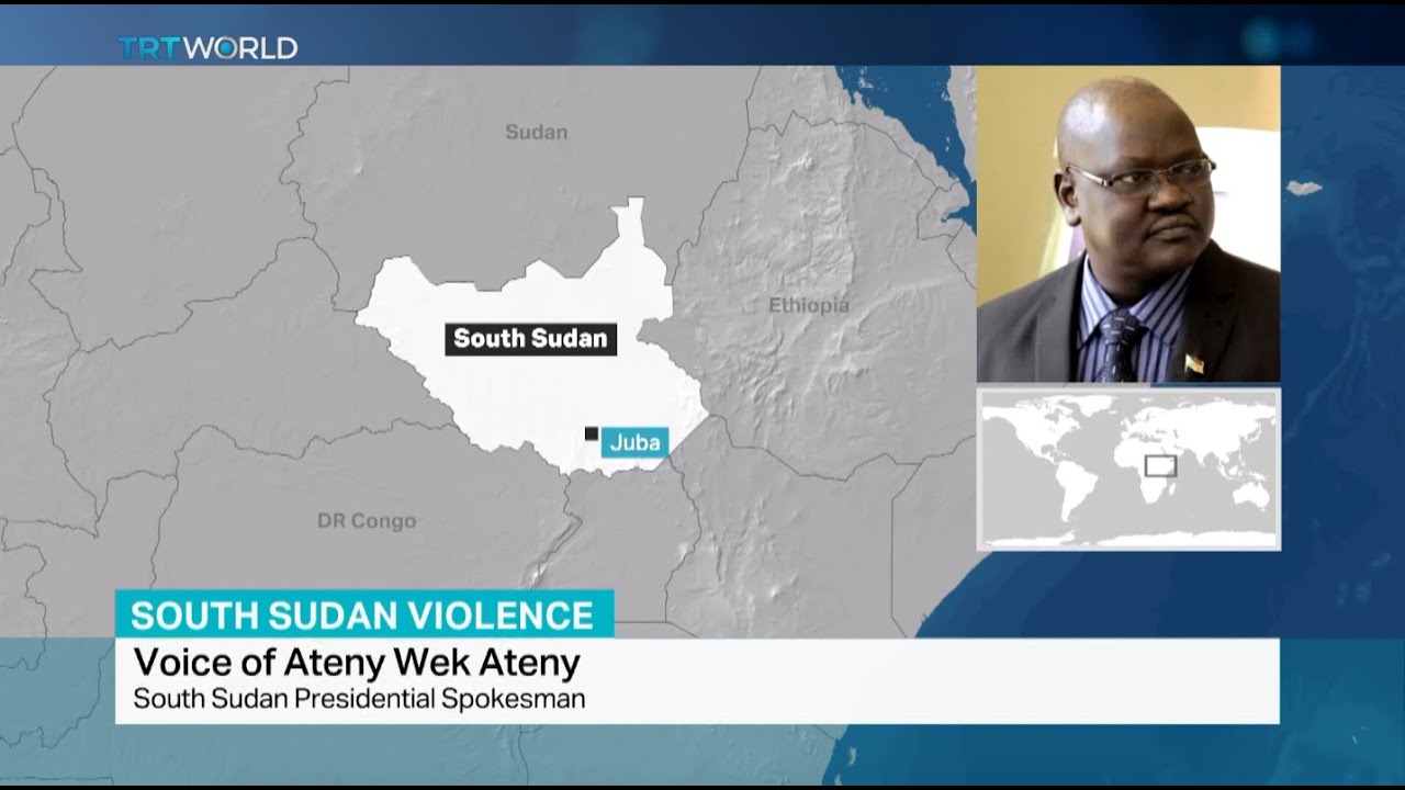 South Sudan Presidential Spokesman Ateny Wek Ateny talks to TRT World about violence in the country
