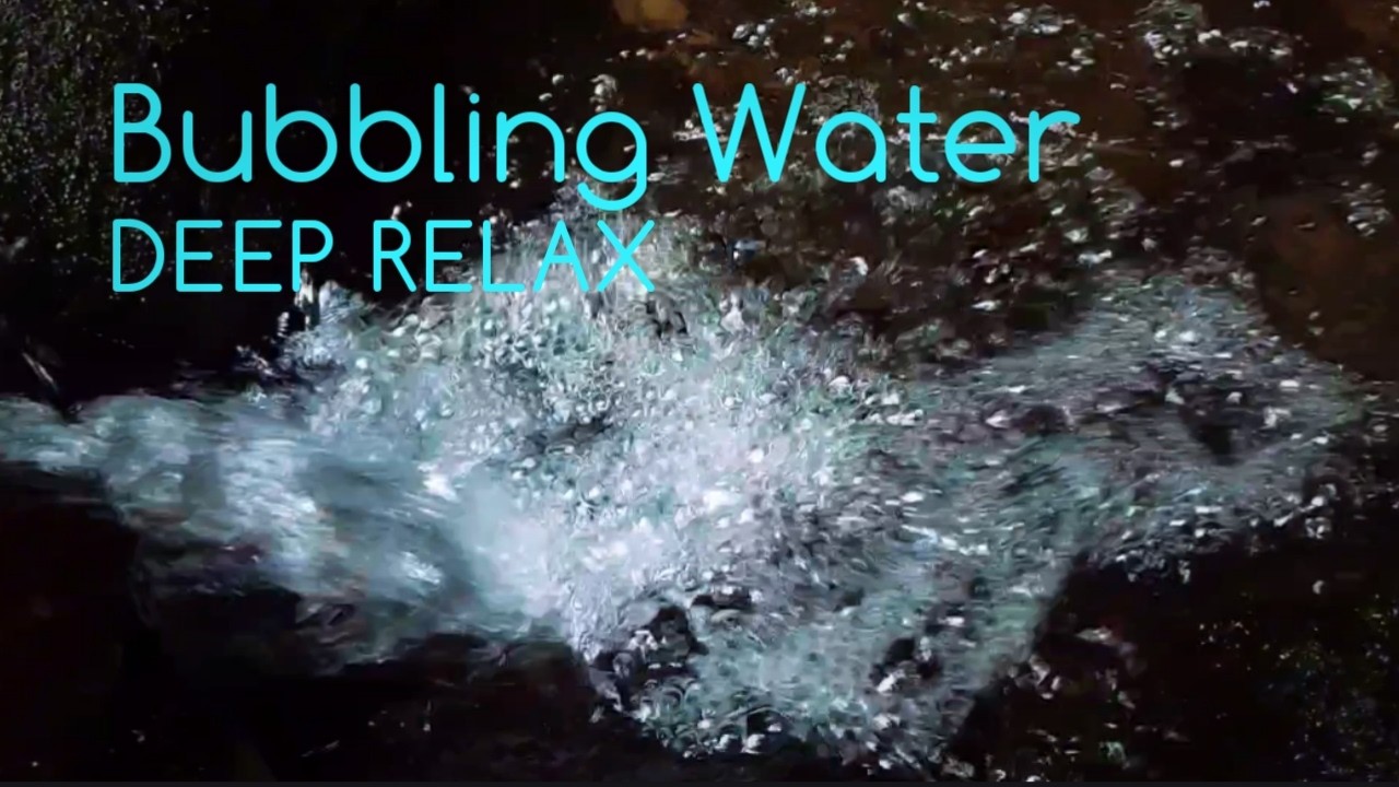 Relax with the Sound of Bubbling Water | Soothing Nature Sounds for Sleep & Relaxation