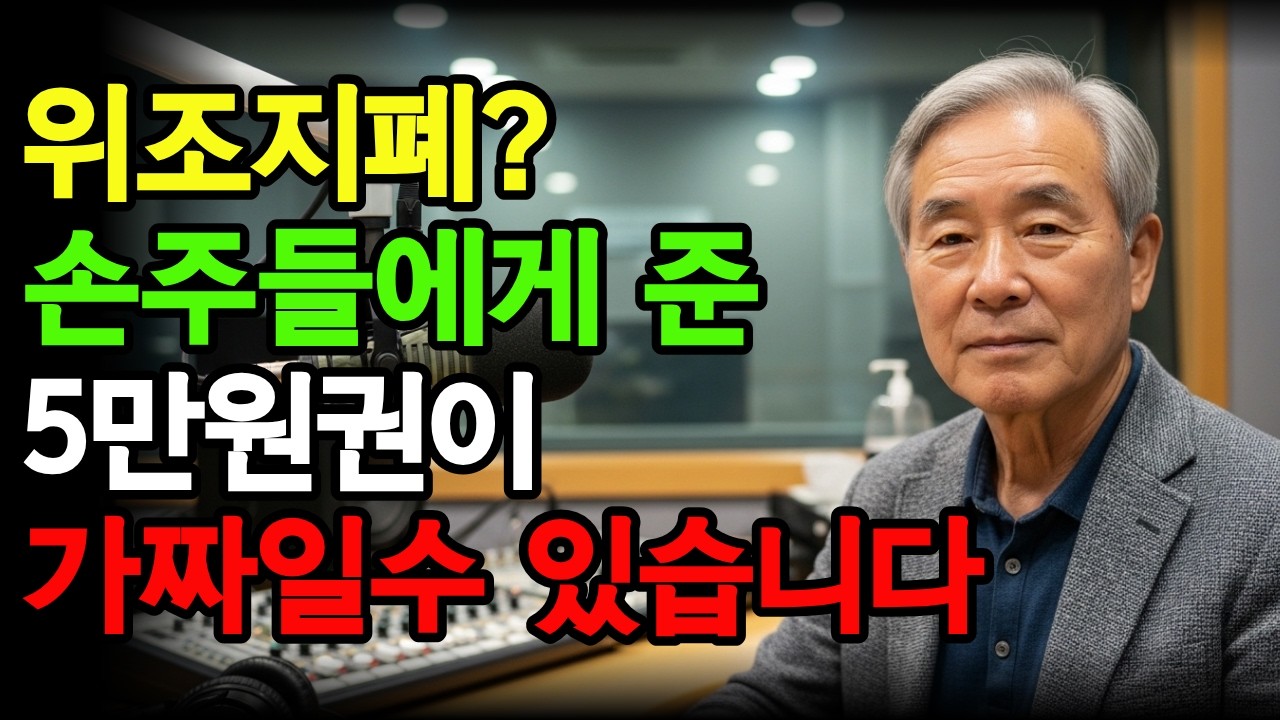 지갑 속 오만원권 당장 확인하세요 시니어가 특히 당하는 현금 사기 예방법