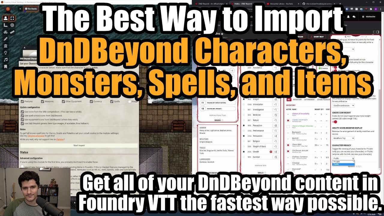 The New Way to Import DnDBeyond Characters, Spells, Items, and Monsters