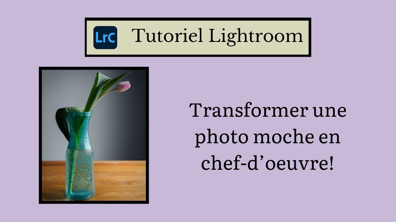 Transformer une photo moche en chef-d'oeuvre!