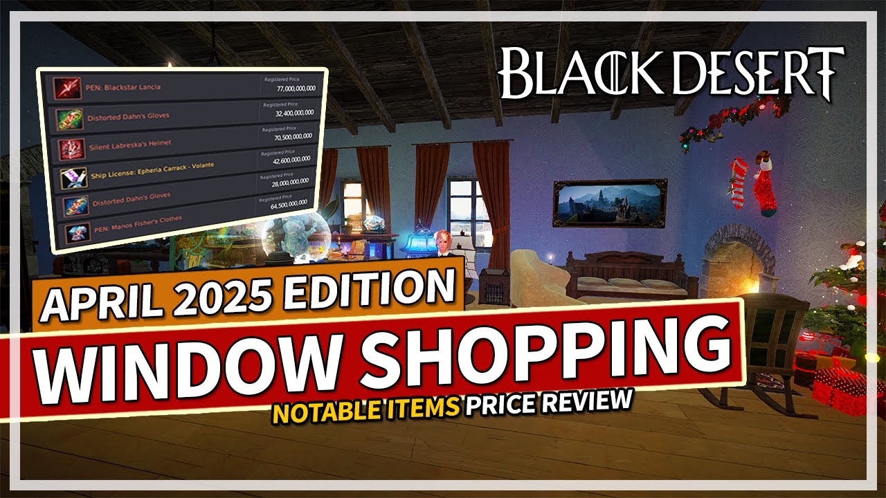 Window Shopping | Central Market Review April 2025 | Black Desert