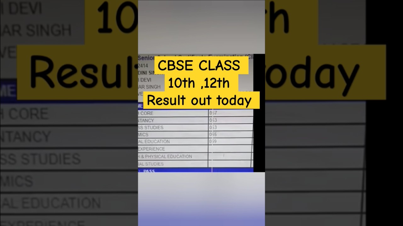 CBSE Result 2025 | CBSE 12th Result 2025 | CBSE 10th Result 2025 |Cbse Result out  #cbseresult2025