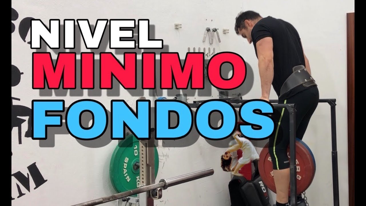 SI QUIERES PROGRESAR EN FONDOS - NIVEL MINIMO RUTINA DIPS - fuerza e hipertrofia