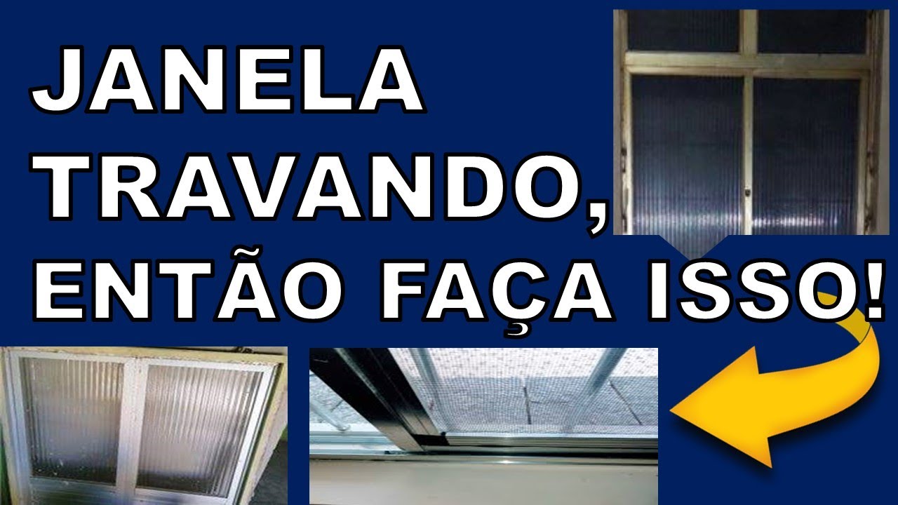COMO LUBRIFICAR JANELA DE ALUMÍNIO, faça isso e ficará como nova!