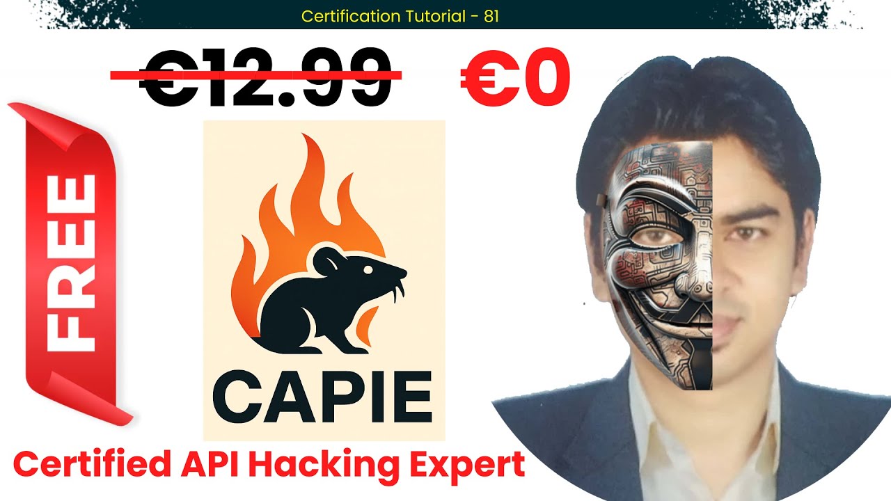 БЕСПЛАТНАЯ сертификация и курс по взлому API | CAPIE &ndash; эксперт по взлому API 🔥 #apihacking #кибер...