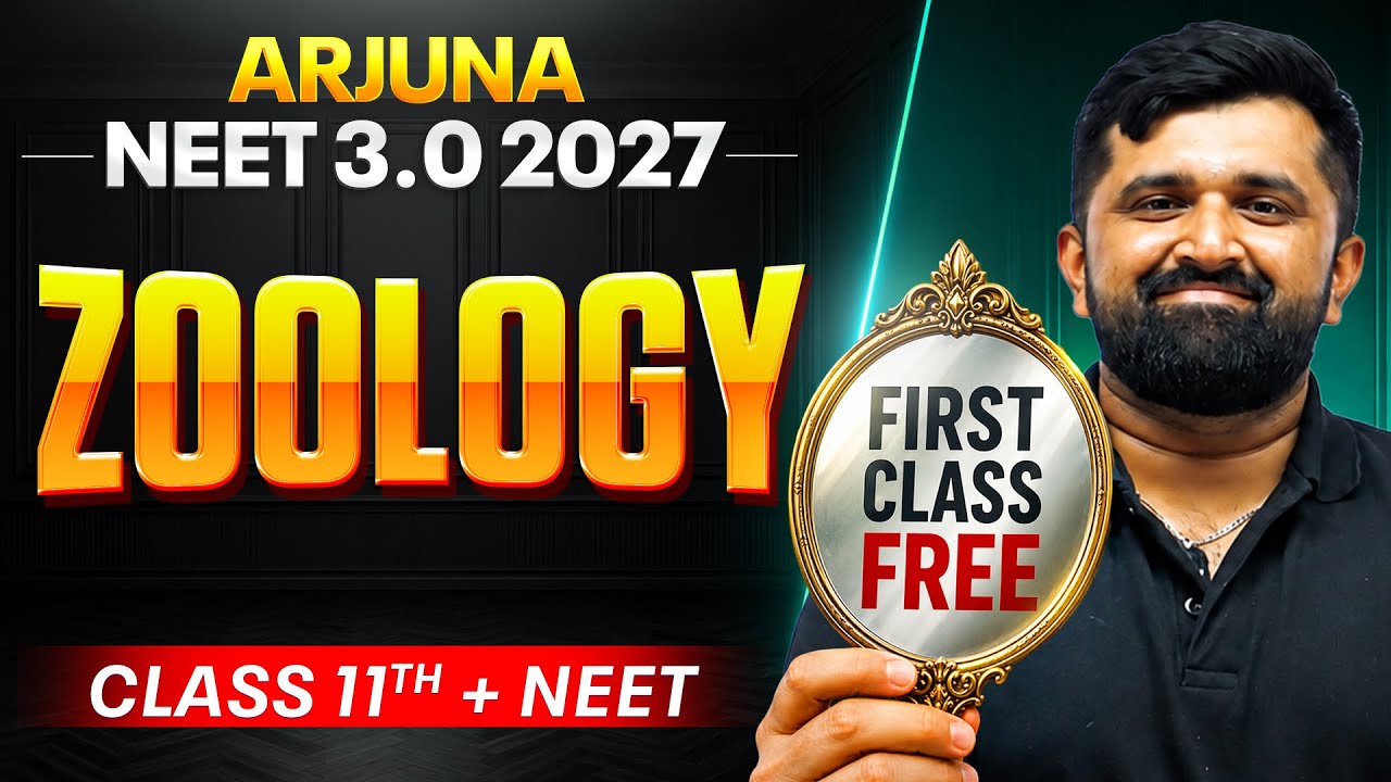 1st Class of ZOOLOGY by Venkatesh Sir || Arjuna NEET 3.0 2027 (Class 11th + NEET)🔥
