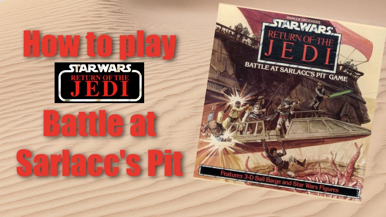 How to play Return of the Jedi Battle at Sarlacc's Pit Game