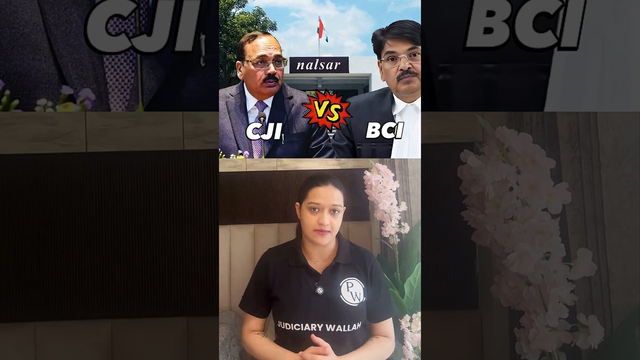 BCI Vs NALSAR Controversy ⚖️ #Shorts #BCI #NALSAR #LegalUpdate #LegalNews #JudiciaryByPW
