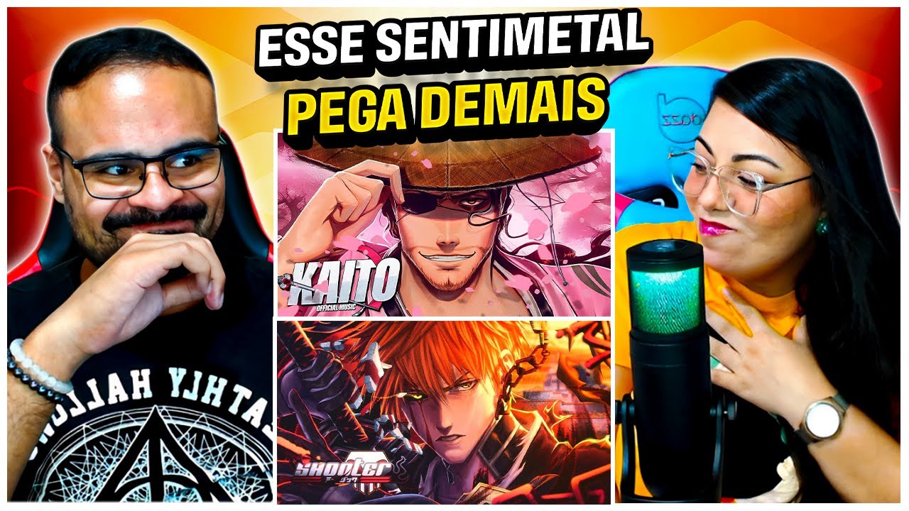 REACT Shunsui Kyoraku | Katen Kyōkotsu  | Kaito - Shooter - Fugir de Mim (Ichigo)