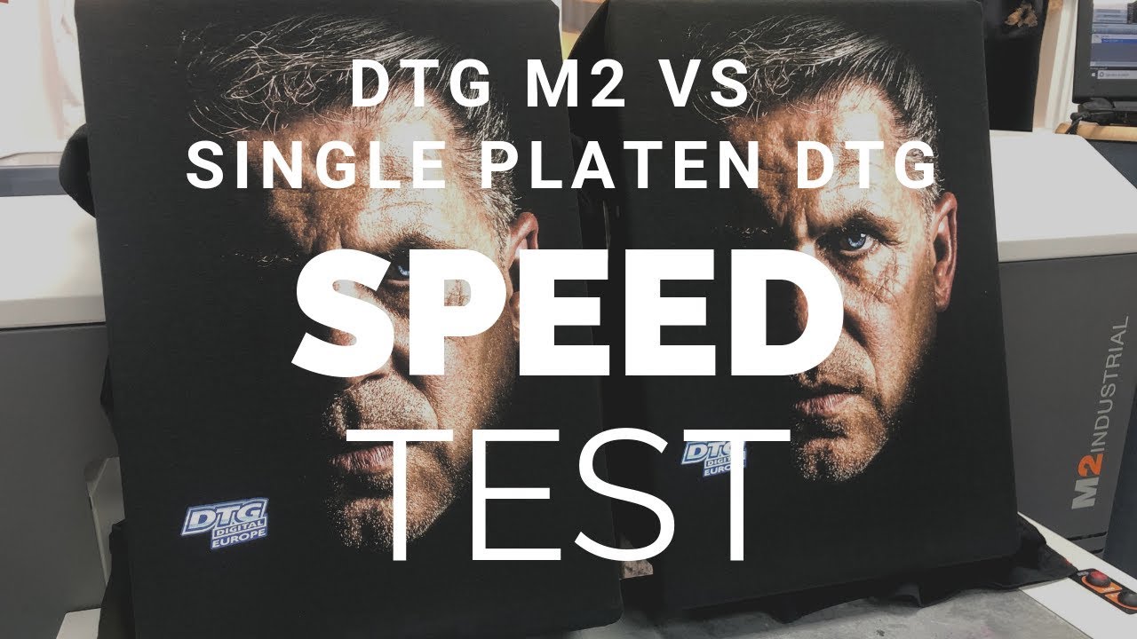 DTG M2 vs Single Platen DTG | Black Garment Speed Test