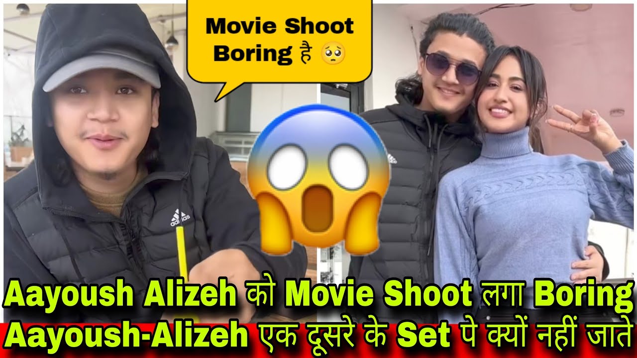 🛑Aayoush को Movie Shoot लगा Boring😳| Aayoush Alizeh इसलिए साथ Set पे नहीं जाते🤨| Crazzy Pikku 