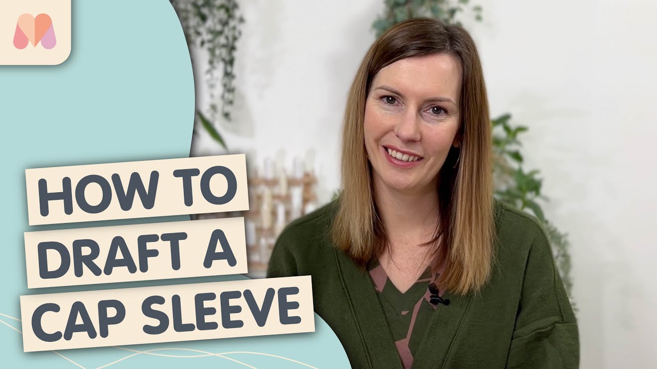 How to Pattern Draft | Sleeves | Drafting a Cap Sleeve