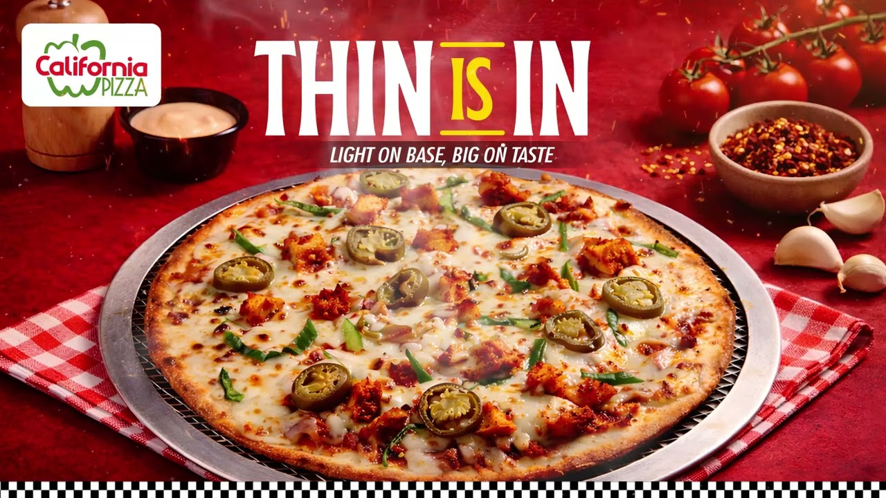✨ Thin Is IN! Crispy 10” Thin Crust Pizza Starting Rs 1399 | California Pizza Karachi 🍕🔥