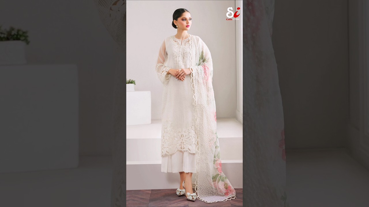 Barooque Organza Fully Heavy Embroidered Luxury Festive Collection 2025