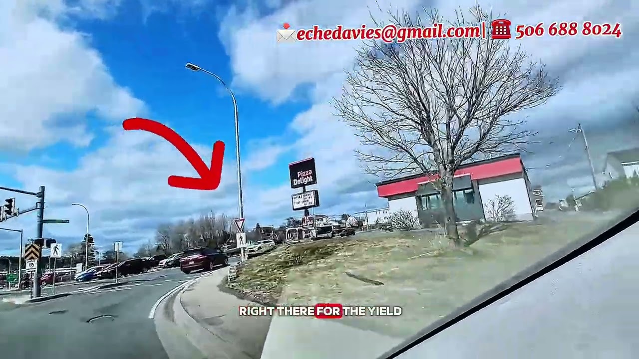 Class 5 Road Test drive Saint John NB Canada 🇨🇦 