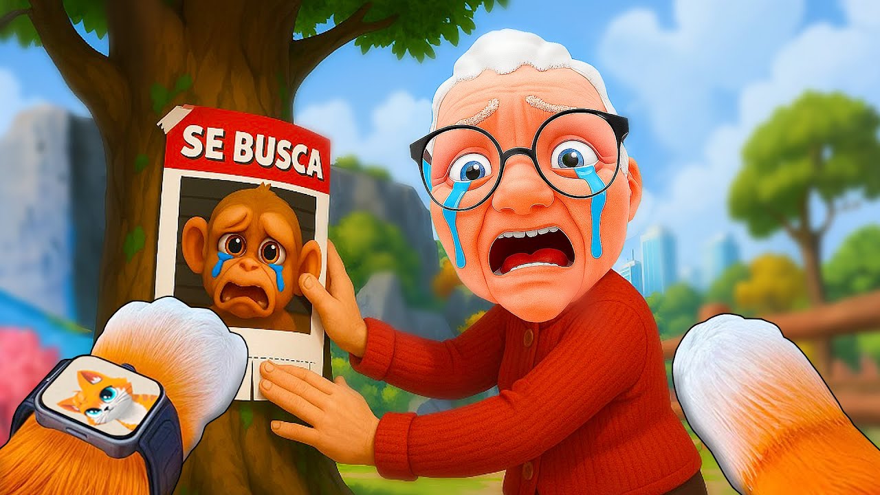 La Abuelita BUSCA al BEBÉ MONO (I Am Cat VR)
