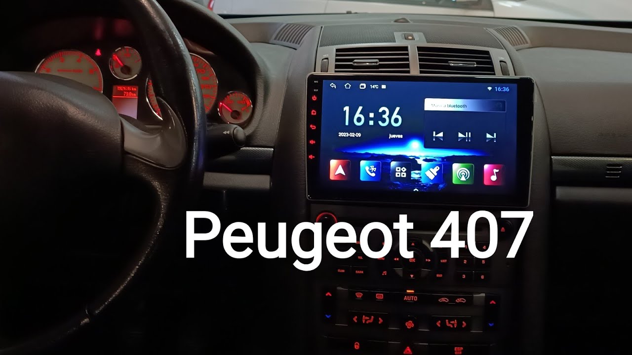 Instalamos una pantalla Android en un Peugeot 407