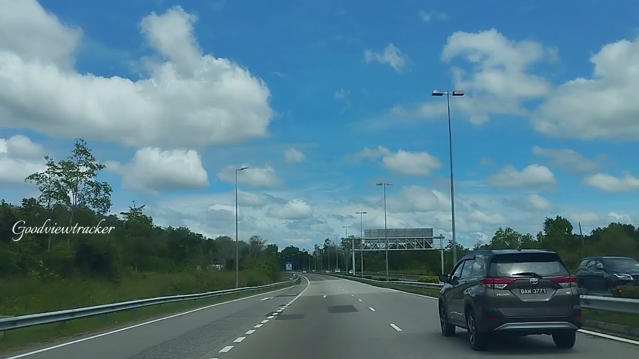 Penanjong to Gadong Brunei Darussalam Via Muara Tutong Highway and Tungku Ling to Gadong Road