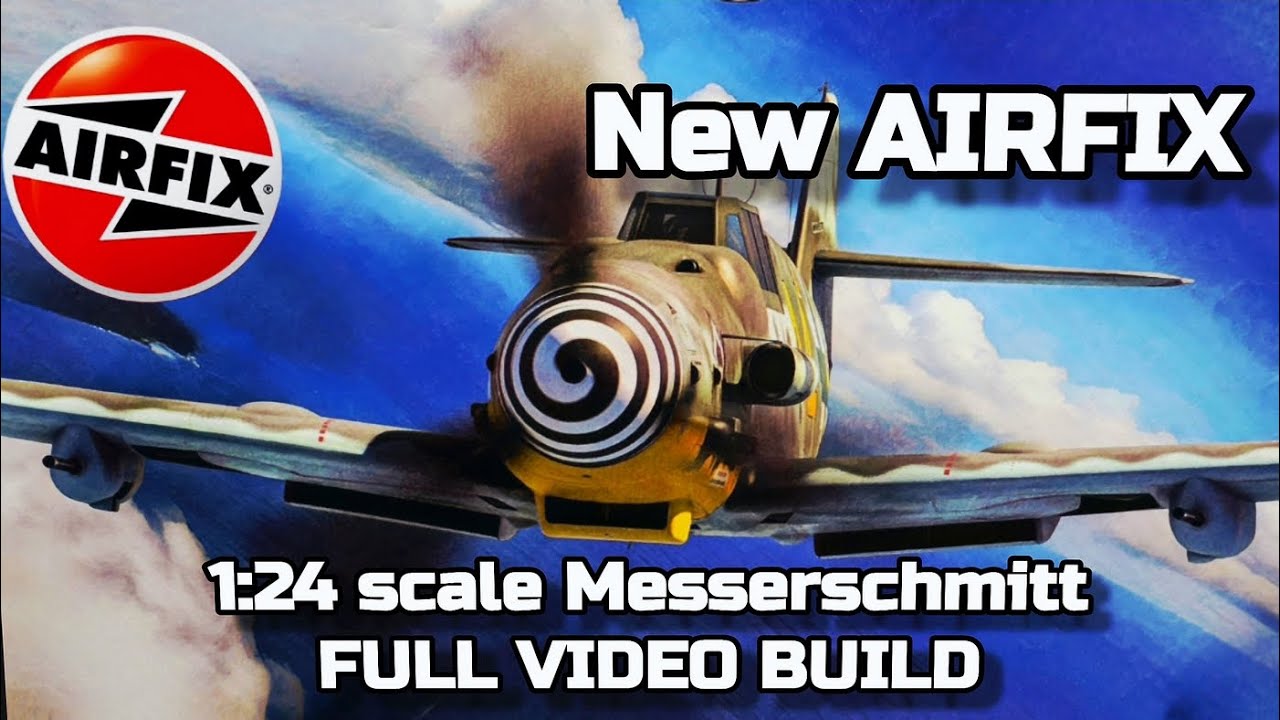 FULL VIDEO BUILD AIRFIX MESSERSCHMITT BF109G-6  1:24 scale
