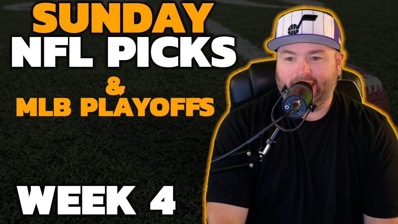 Week 4 NFL Picks & MLB Playoffs with Kyle Kirms - Sunday October 4th