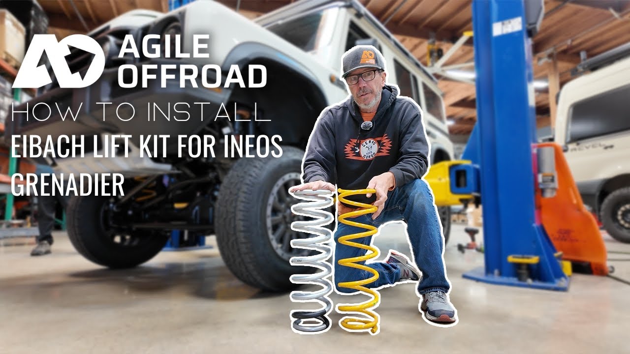 Установка комплекта Eibach Lift Kit на INEOS Grenadier | Учебное пособие Agile Offroad