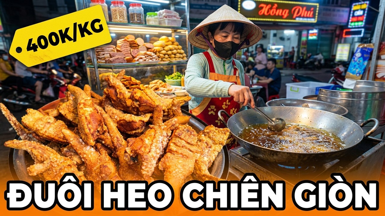 ĂN NGON BÌNH TÂN: Đuôi Heo Chiên Giòn Hồng Phú 