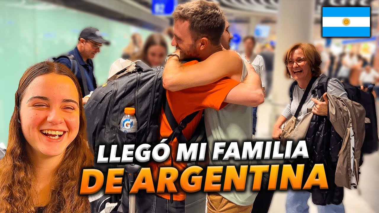 LLEGÓ MI FAMILIA DE ARGENTINA! NO LO PODEMOS CREER! 🇦🇷😍